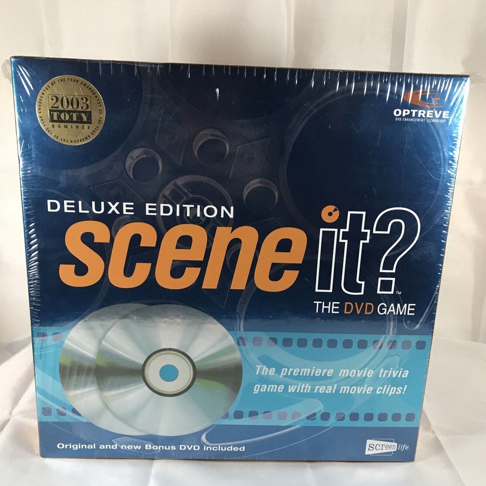 Scene It Deluxe Edition DVD Movie Trivia Game New Sealed